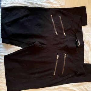 Black sz S Bebe leggings